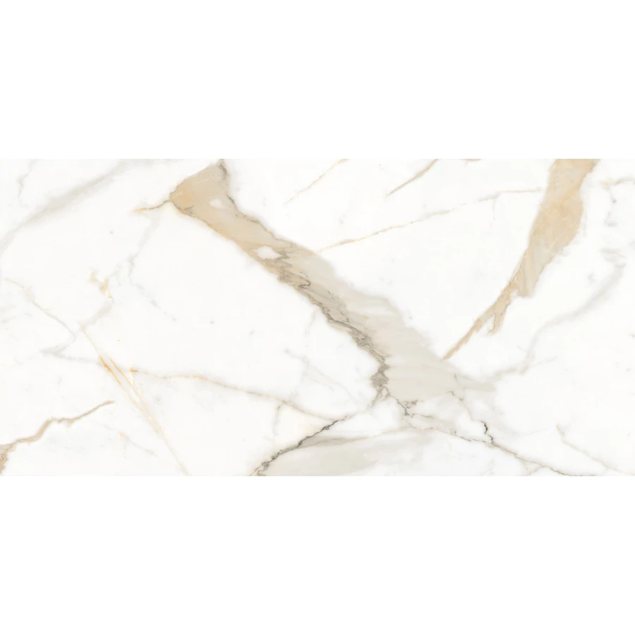 Керамогранит Ceradim Calacatta Superior Полированный белый 120х60 см