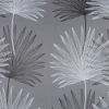 Обои флизелиновые Palitra Home HomeColor Palma черные HC72073-48 1,06х10,05 м
