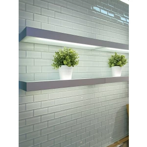 Стеклянная мозаика Caramelle Mosaic Mattoni Bianchi белый 30x30 см