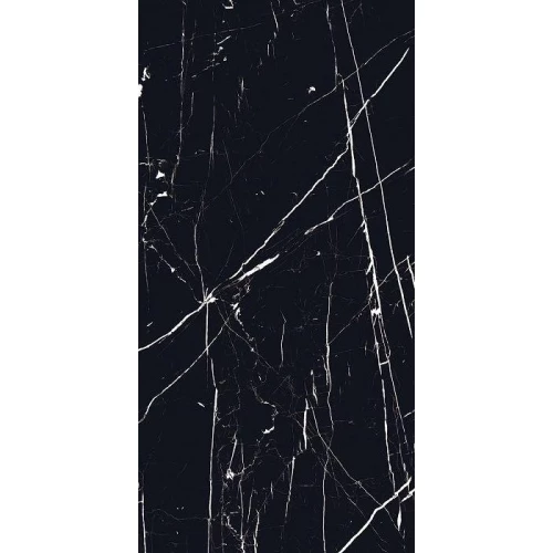 Керамогранит Italica Tiles Markina Nero Glamour глянцевый черный ITL70748 120х60 см