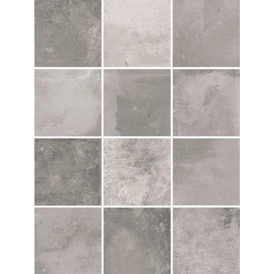 Керамогранит Kerama Marazzi Спартель 29,8х39,8 из 12 частей 9,8х9,8 матовый серый KM1010G0011N 39,8х29,8 см
