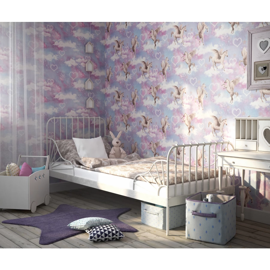 Обои флизелиновые Palitra Life Wisdom голубые PL71206-56 1,06х10,05 м