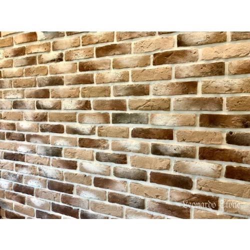 Плитка под кирпич Leonardo Stone Орлеан 402 25-28х7-8х1,7 см