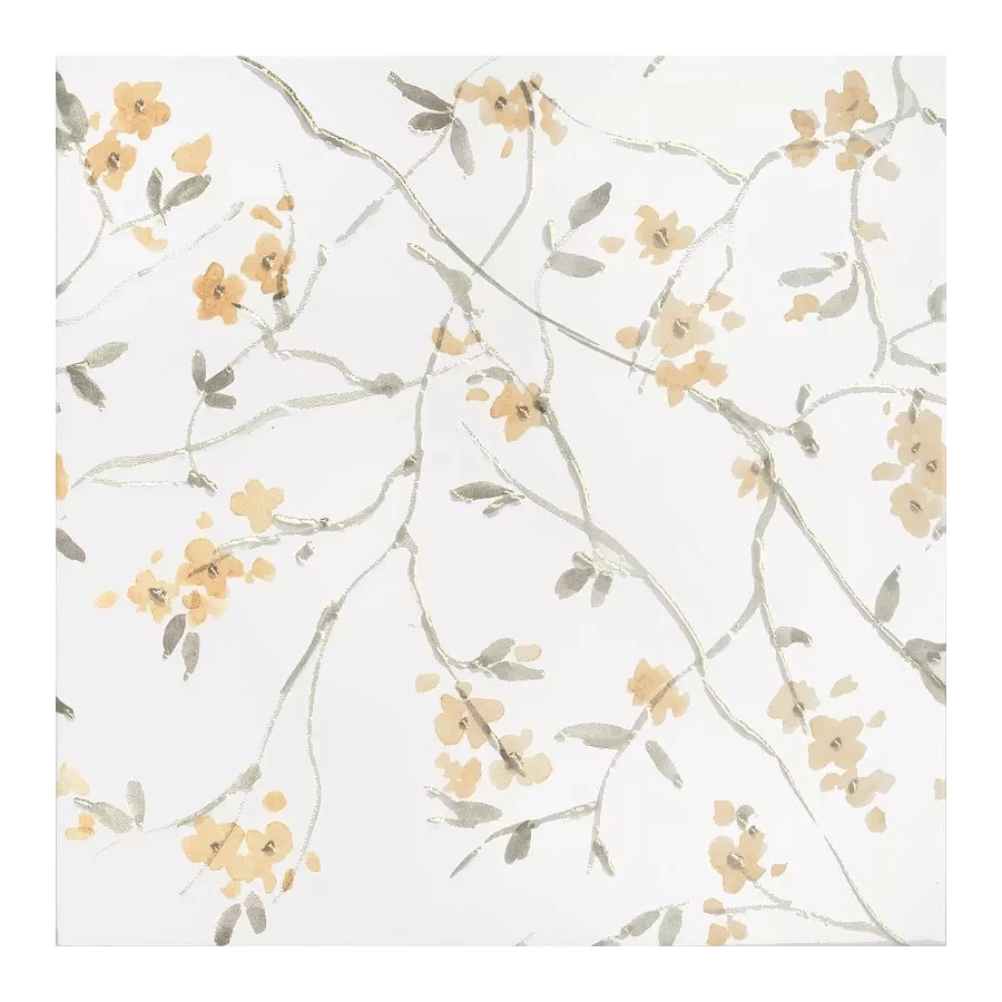 Декор Kerama Marazzi Весна 6 матовый белый VT/B456/5009 20x20 см