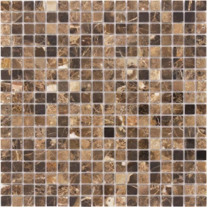 Мозаика из натурального камня LeeDo Ceramica Emperador Dark POL коричневый 30,5x30,5 см