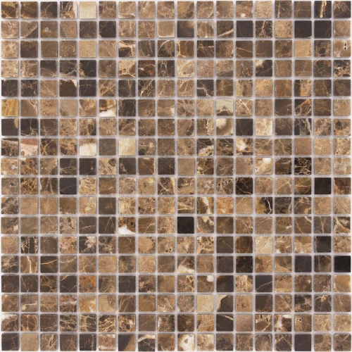 Мозаика из натурального камня LeeDo Ceramica Emperador Dark POL коричневый 30,5x30,5 см