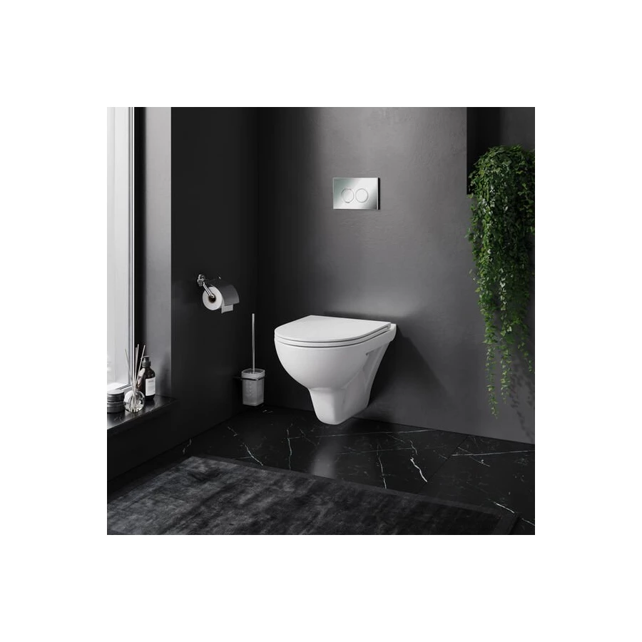 Инсталляция с подвесным унитазом Am Pm FlashClean с сиденьем микролифт и клавишей IS70151.901700