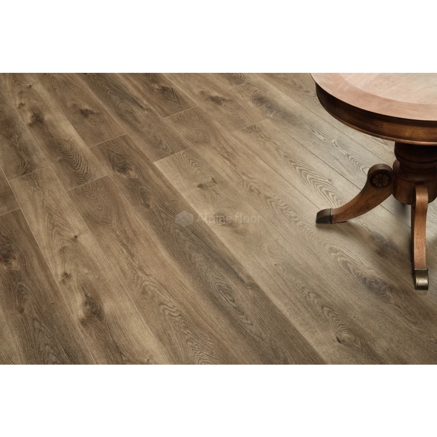 Плитка каменно-полимерная Alpine Floor Premium XL Дуб коричневый ABA ECO 7-9 43 класс 8 мм 2.195 кв.м 152.4х18 см