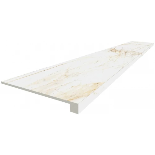 Ступень Фронтальная ColiseumGres Canova Канова Уайт матовая белая 620070002817 120х33 см