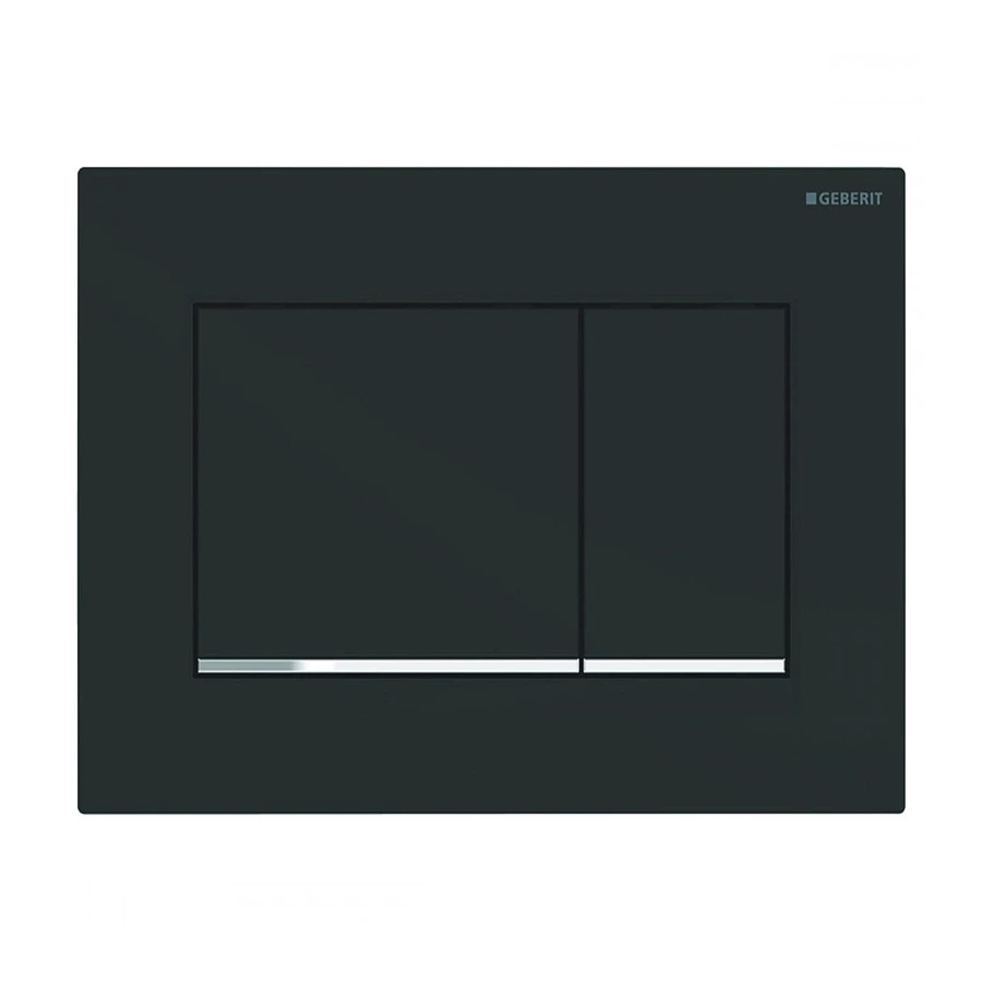 Смывная клавиша Geberit Sigma 30 не оставляет отпечатков пальцев 115.883.14.1