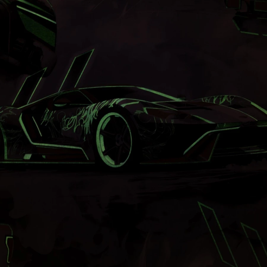 Обои флизелиновые Palitra Home Racing Team HomeColor синие HC72349-36 1,06х10,05 м