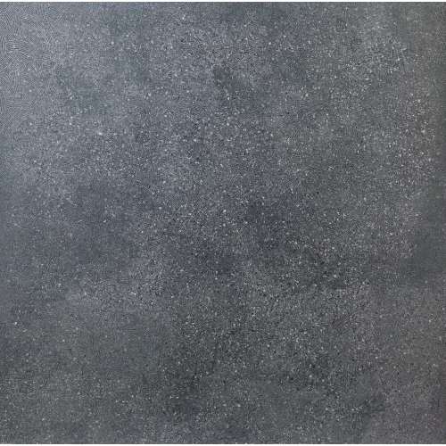 Керамогранит Sina Tile Daino Black Sugar 9106 полуглянцевый черный 90х90 см