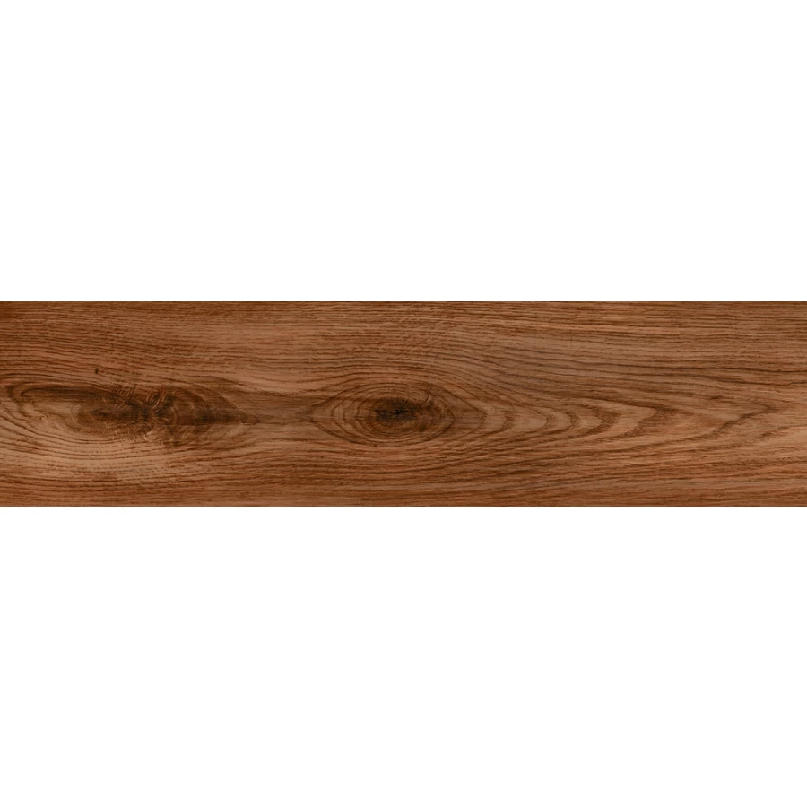 Керамогранит Cersanit Woodberry коричневый ректификат рельеф A17763 89,8х21,8 см