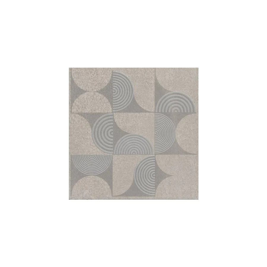 Вставка Kerama Marazzi Авенида серый светлый матовый обрезной 14,5х14,5