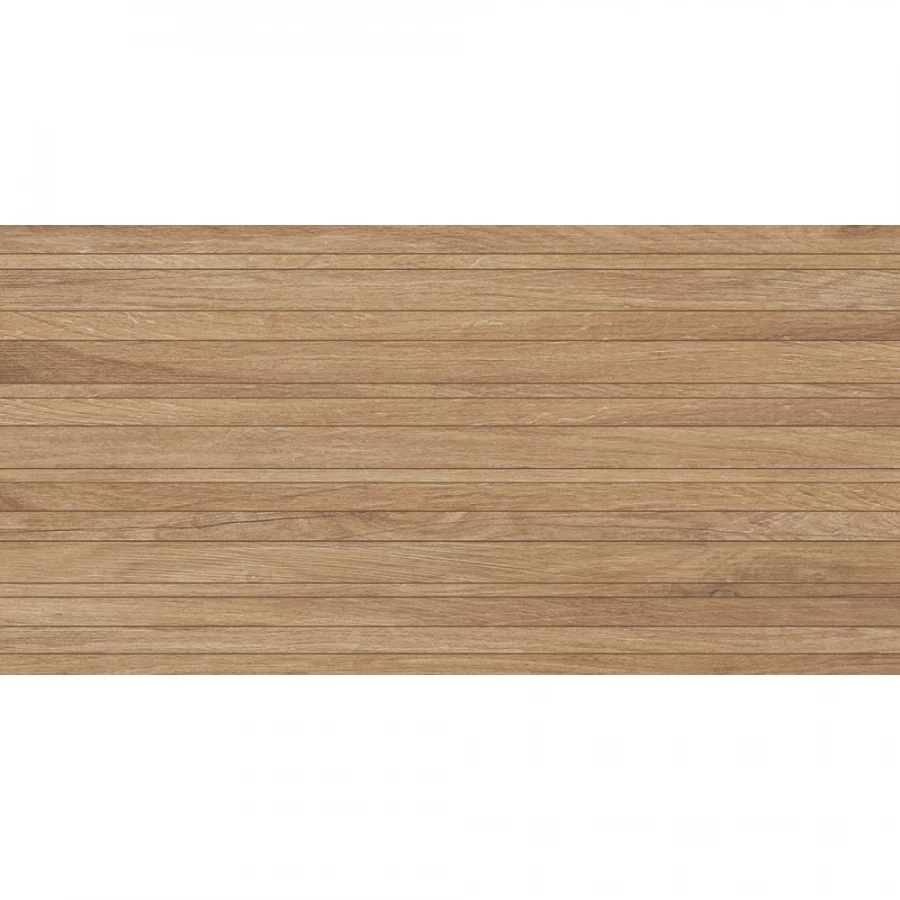 Плитка настенная Eletto Ceramica Ebri Wood Honey матовая коричневая 63х31,5 см