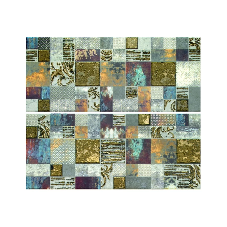 Панно Latina Ceramica Frades Mosaico Gris комплект из 2 плиток 50х60 см