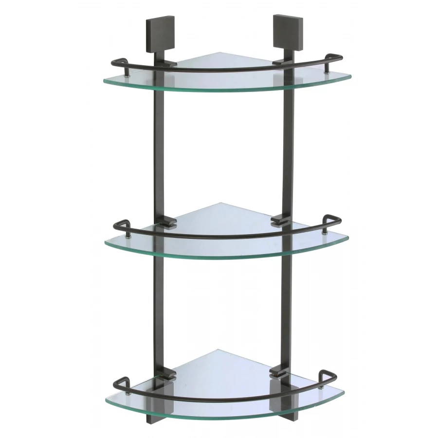 Полка Savol угловая тройная стеклянная S-065322H-3