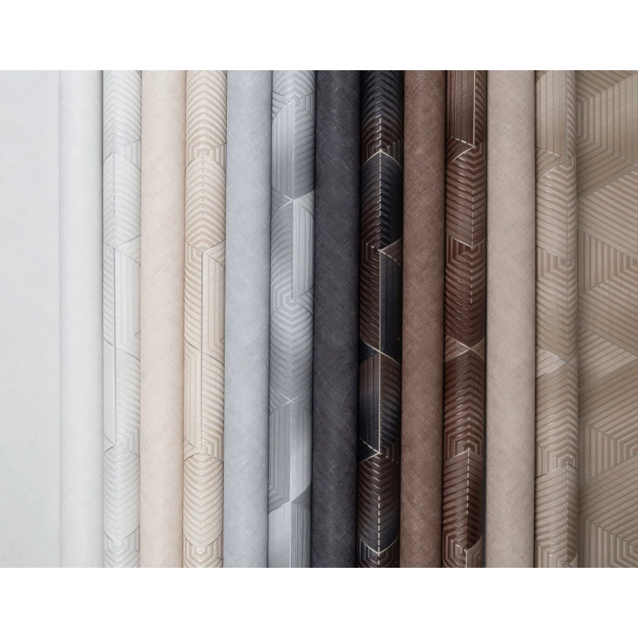 Обои флизелиновые Palitra Home Wood Line серый HC72259-44 1,06х10,05 м