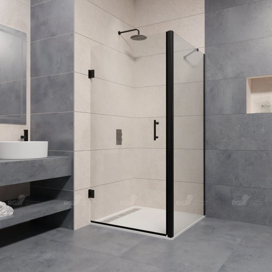 Душевой уголок RGW PA-36B PA-06B + Z-050-2B + держатель O-204B 41083672-014 70х12 см
