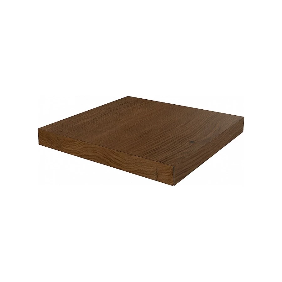 Ступень угловая клееная левая из керамогранита Kerama Marazzi Сальветти матовая коричневая SG507420R/GCS 33x33 см