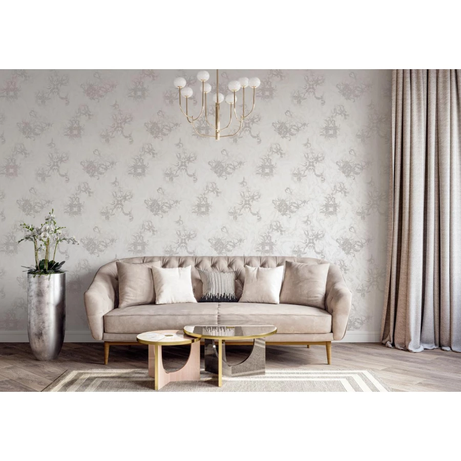 Обои флизелиновые Palitra Life Royal Air бежевые PL72375-21 1,06х10,05 м