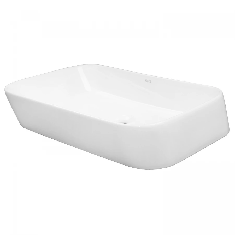 Раковина-чаша Azario накладная овальная белый глянец AZ-2243-B 60х39х12 см