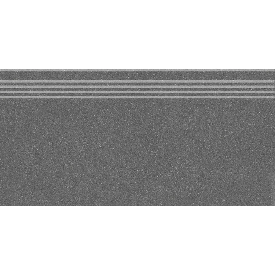 Ступень Kerama Marazzi Джиминьяно антрацит матовый обрезной DD254320R\GR 60х30 см