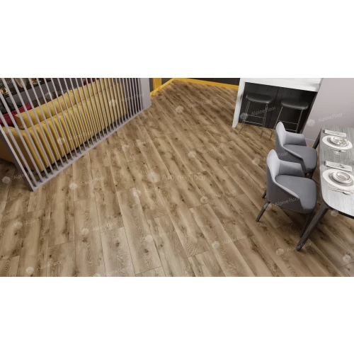 Ламинат Alpine Floor by Classen Aqua Life XL синхронное тиснение Дуб Комо LF104-09 33 класс 8 мм 2.15 кв.м 128.5х28 см