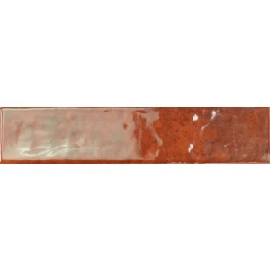 Плитка настенная Monopole San Remo Amber глянцевая красная 25x5 см
