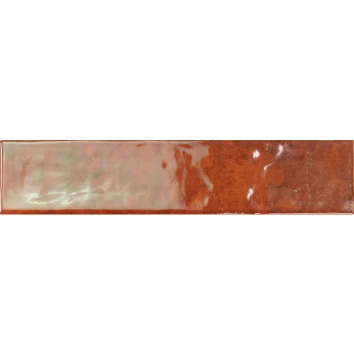 Плитка настенная Monopole San Remo Amber глянцевая красная 25x5 см