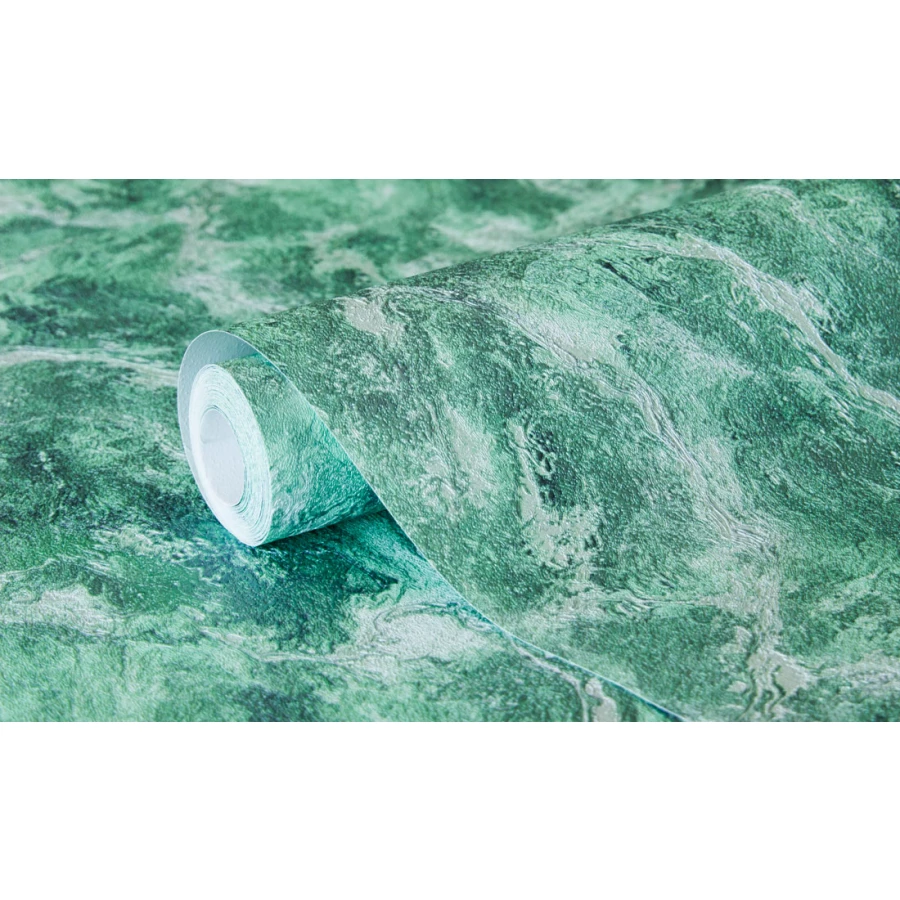 Обои флизелиновые Аспект Neptune зеленые 70508-77 1.06x10.05 м