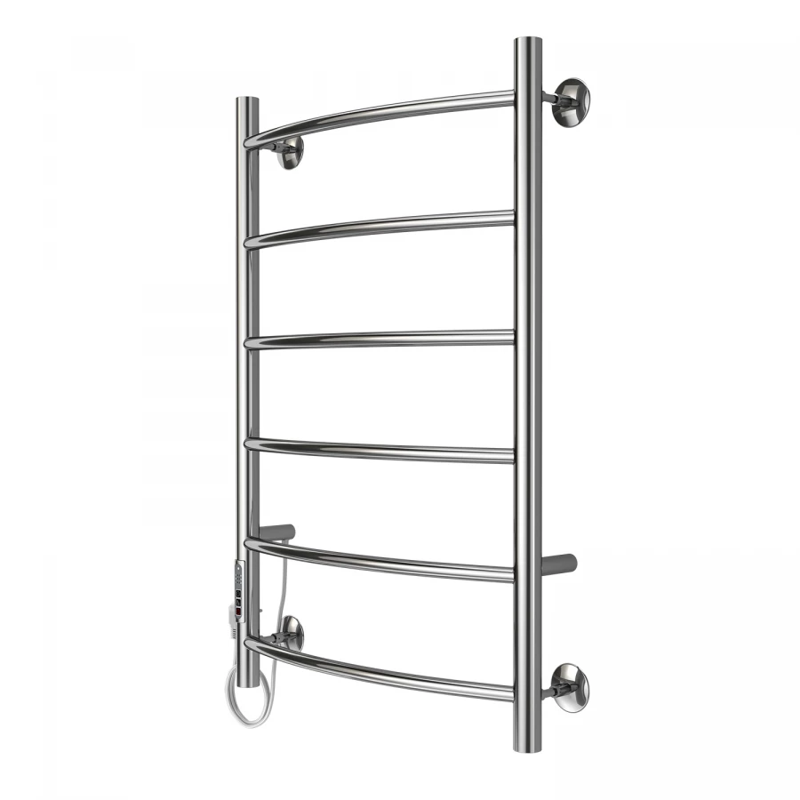 Полотенцесушитель электрический Azario Verona 6 секций тен слева хром AZ04758 50x80 см