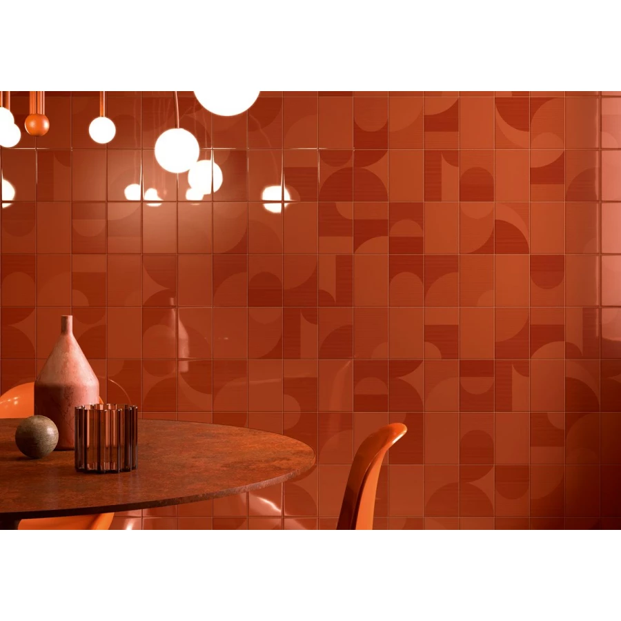 Плитка настенная Imola Ceramica Let It Bee LETITBEE1 MT глянцевая красная 18x12 см