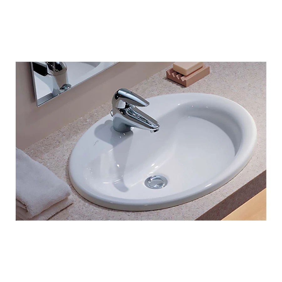 Раковина встраиваемая Jacob Delafon Odeon E4155 56x43 см