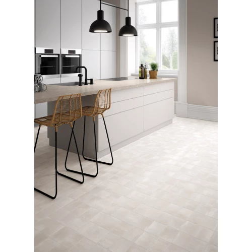 Керамогранит Equipe Miyako Chalk White натуральный матовый белый 32380 15x10 см