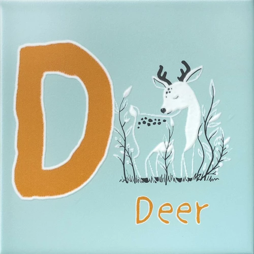 Декор Kerama Marazzi Зоопарк D матовый голубой OS/A239/5185 20x20 см