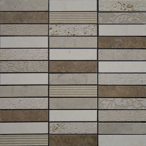 Мозаика Petra Antiqua Fast Mosaics Dakar камень 30.5x30.5 см
