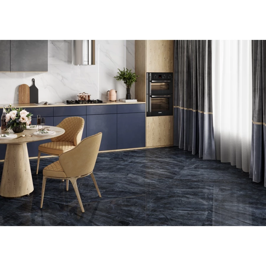 Керамогранит LCM Cuba Blue суперполированный 4 шт в уп 57,60 м в пал 6060CBL23HG 60х60 см