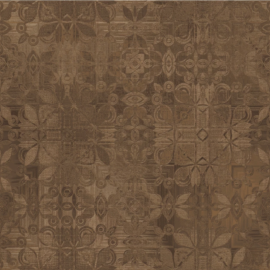 Плитка напольная InterCerama Apollo темно-коричневый 43*43 см