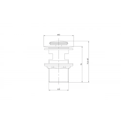 Выпуск для умывальника IDDIS Oldie бронза OLDBR00i88