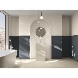 Плитка настенная Ape Ceramica Bellagio Dec Leceno Avorio Rect матовая бежевая A041908 120х60 см