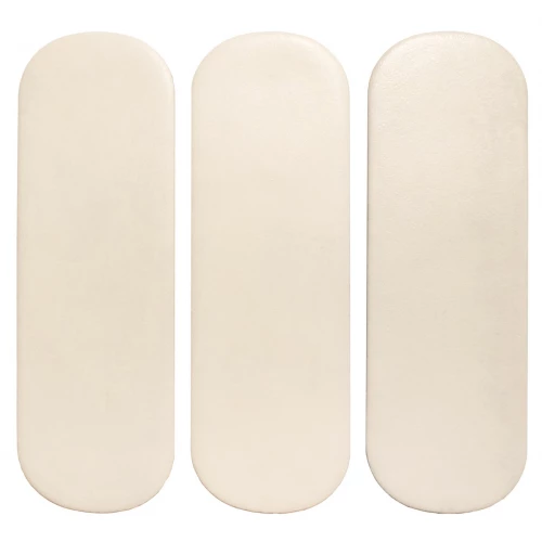 Плитка настенная DNA Calema Oval White Matt матовая белая 16х5,2 см