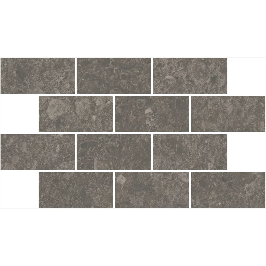 Декор Kerama Marazzi Чеппо ди Гре мозаичный обрезной матовый коричневый DD606320/MM 34,6x20 см