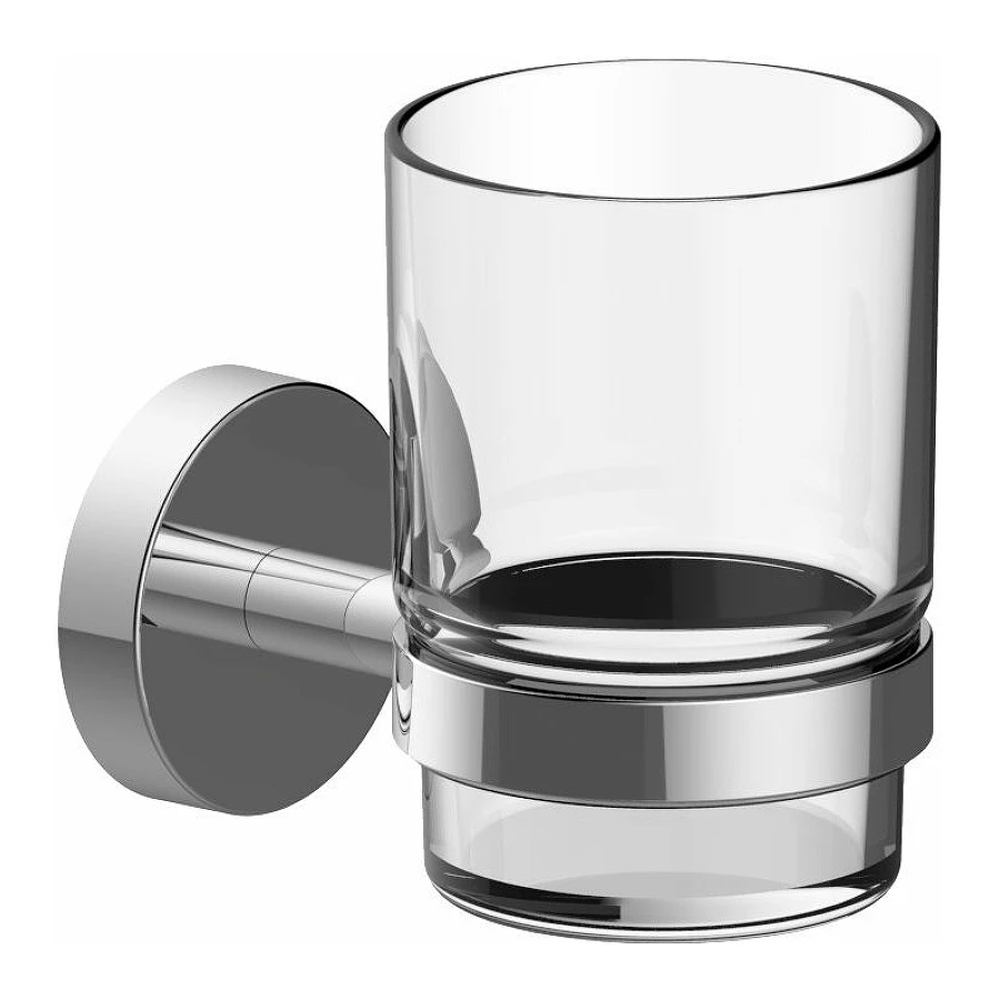 Стеклянный стакан с настенным держателем Damixa Scandi Pro HASP34300