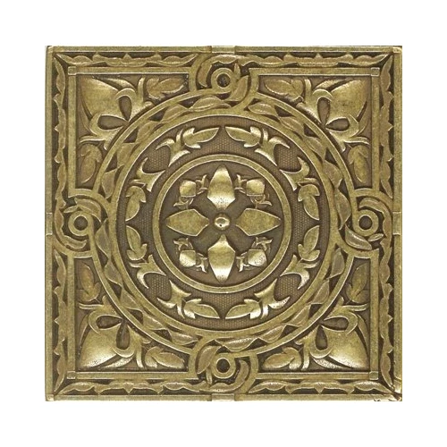 Вставка Moneli Decor Металлические вставки Beni-sano Satined brass бронза сатинированная MNL000004 6х6 см