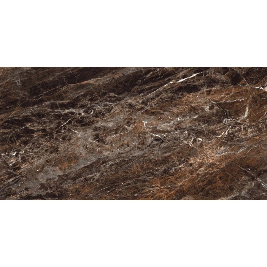 Керамогранит Bluezone Romano Versailles Brown High Glossy RP-185195 120x60 см