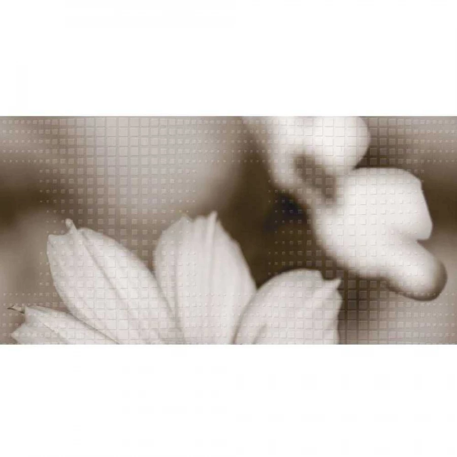 Декор стеклянный Belleza Восхищение Gold Morming А бежевый 40х20 см