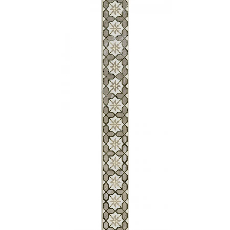 Плитка настенная Kerama Marazzi Серенада 2 Бордюр глянцевый серый VT/A572/11000R 60x7,2 см