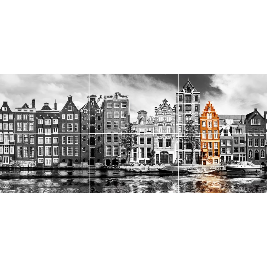 Панно Муза-Керамика Europe P6D239 из 6-ти плиток 90х40