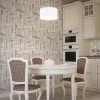 Обои виниловые Palitra Home HomeColor Ceramica бежевый 510-22 0,53х10,05 м